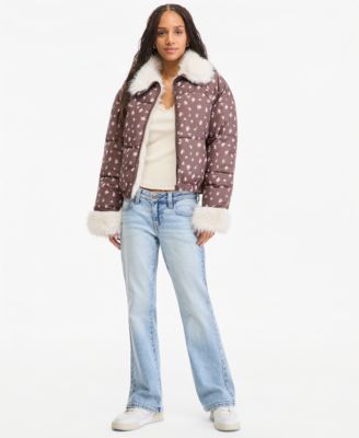 Juniors' Low-Rise Retro Bootcut Jeans