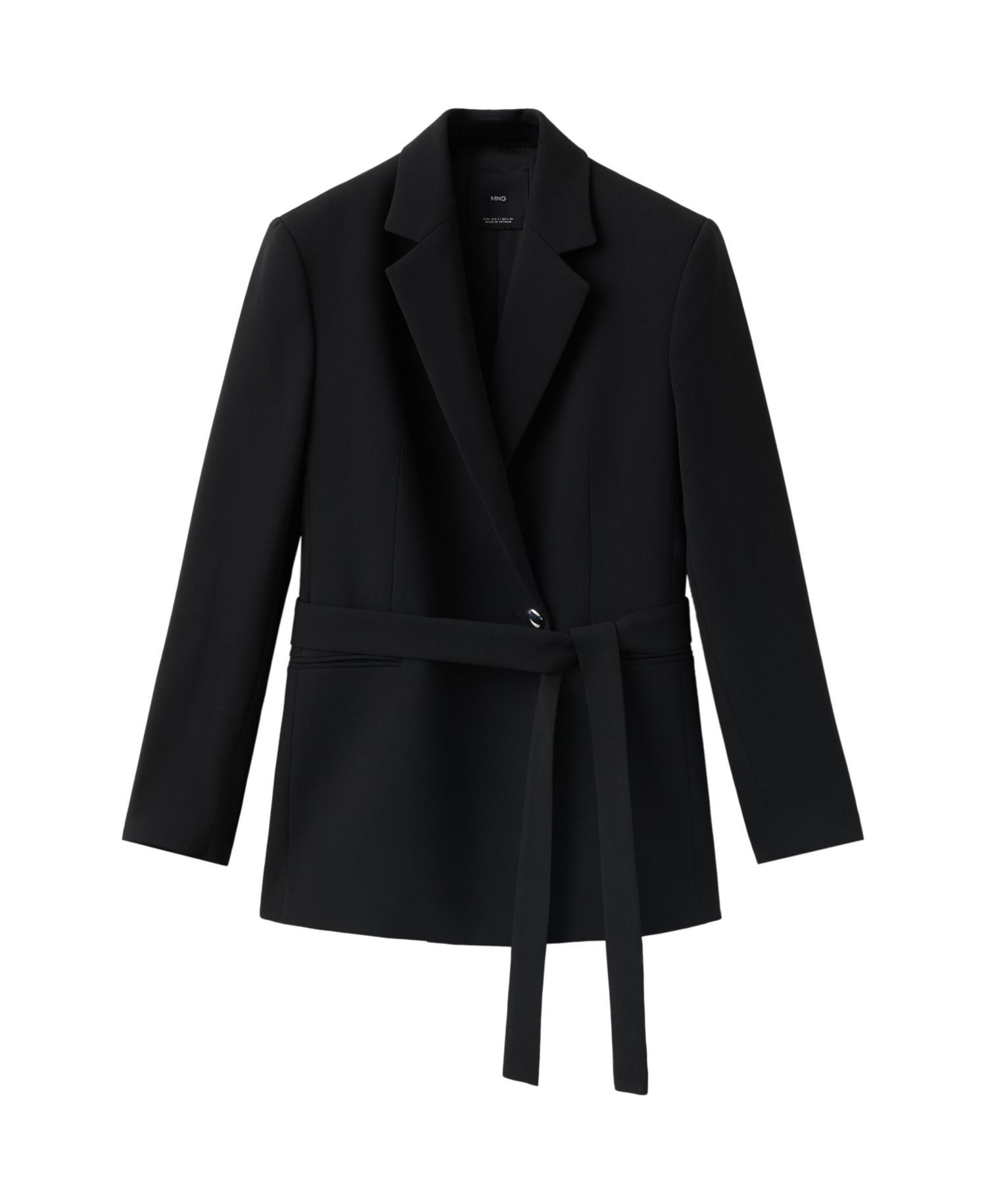 Women's Double-Breasted Belted Blazer