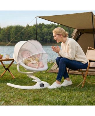 Motorized Sturdy Steel Frame Swing