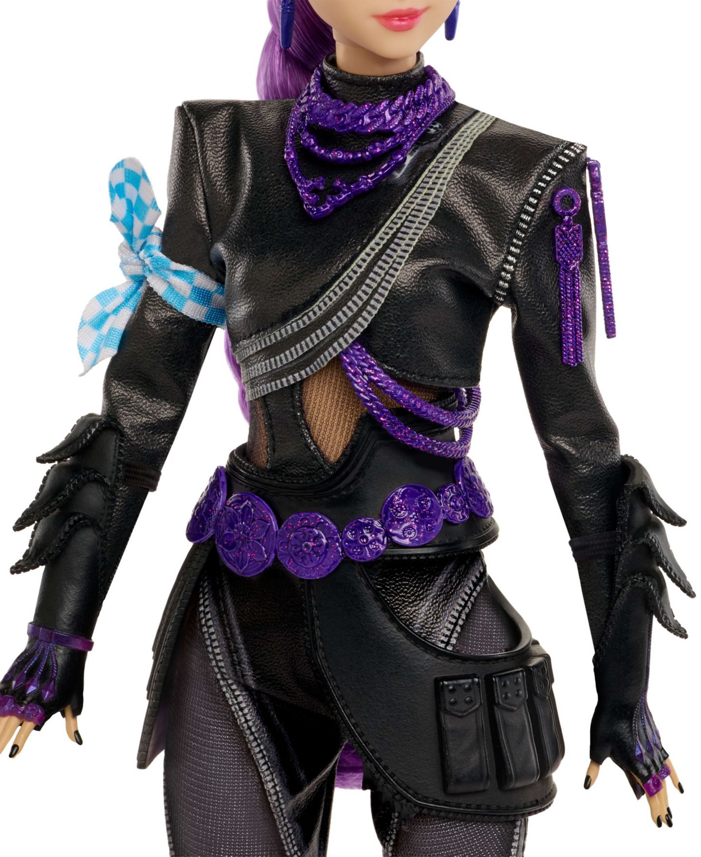 Детская кукла KPop Demon Hunters Battle Rumi 10.5" Deluxe Fashion Doll with Removable Outfit and 11 Posable Joints, Ages 6+ — фото 3