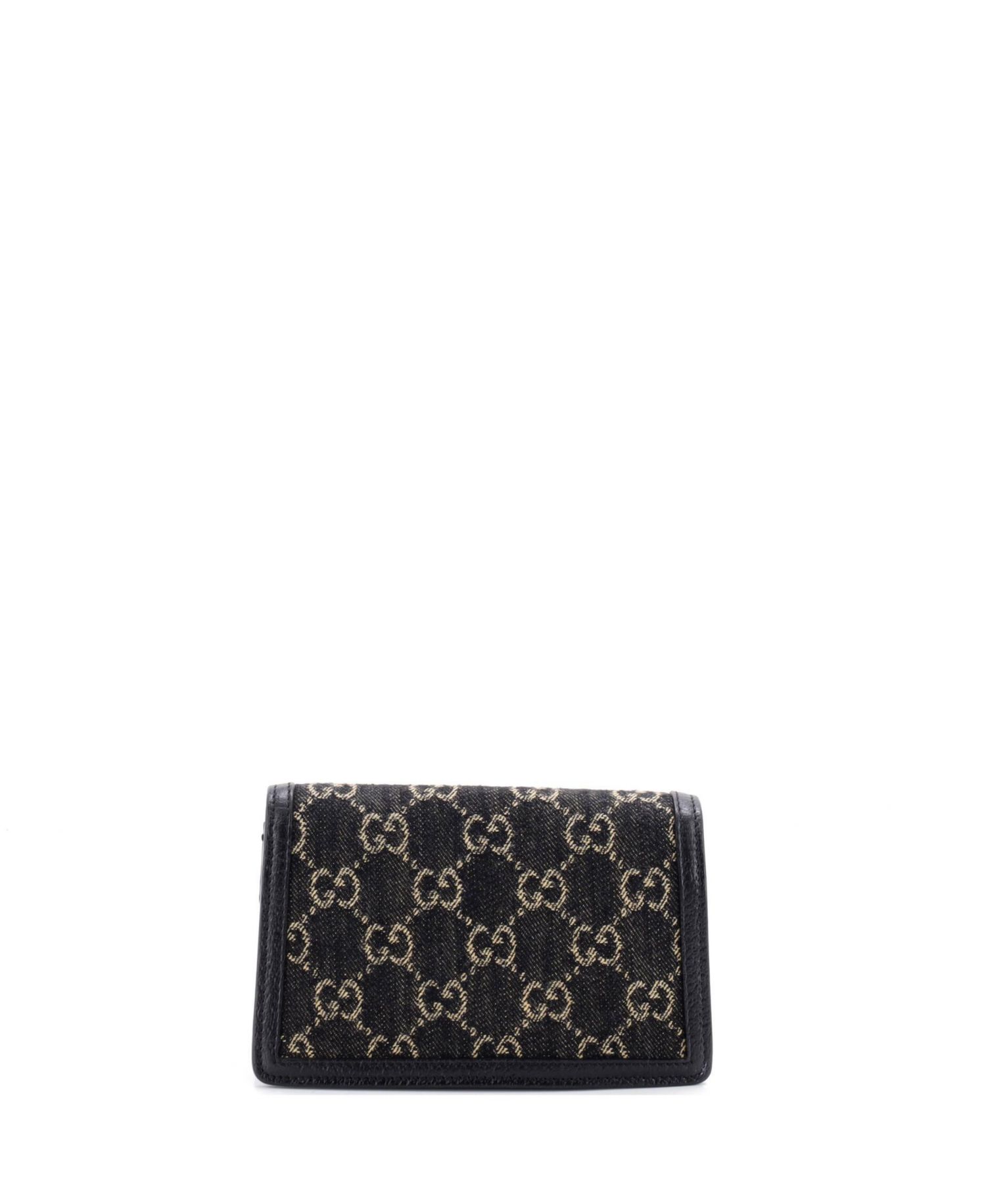 Super Mini Dionysus GG Denim Crossbody Bag