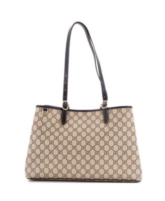 Large GG Emblem Coated Canvas Tote