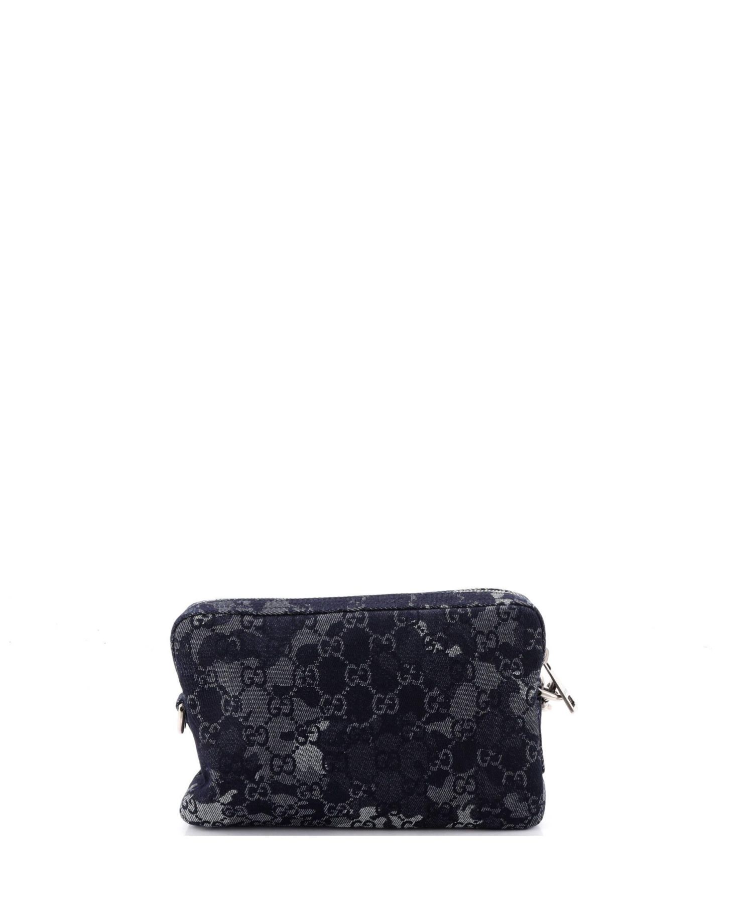 GG Denim Convertible Crossbody Bag