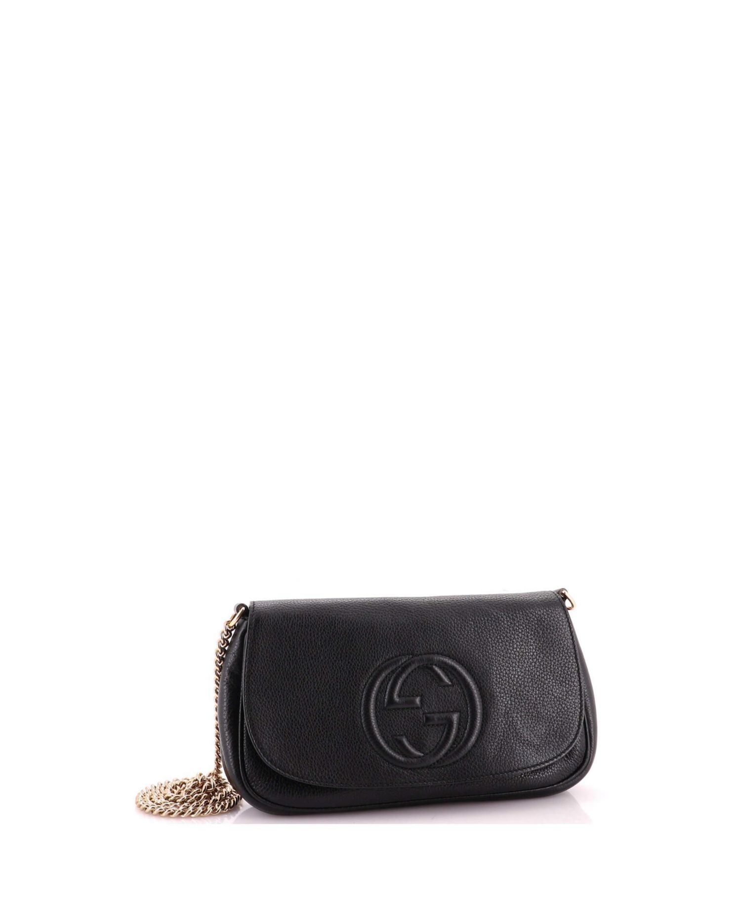 Soho Leather Chain Strap Crossbody Bag