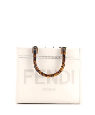 Small Sunshine Shopper Tote Leather