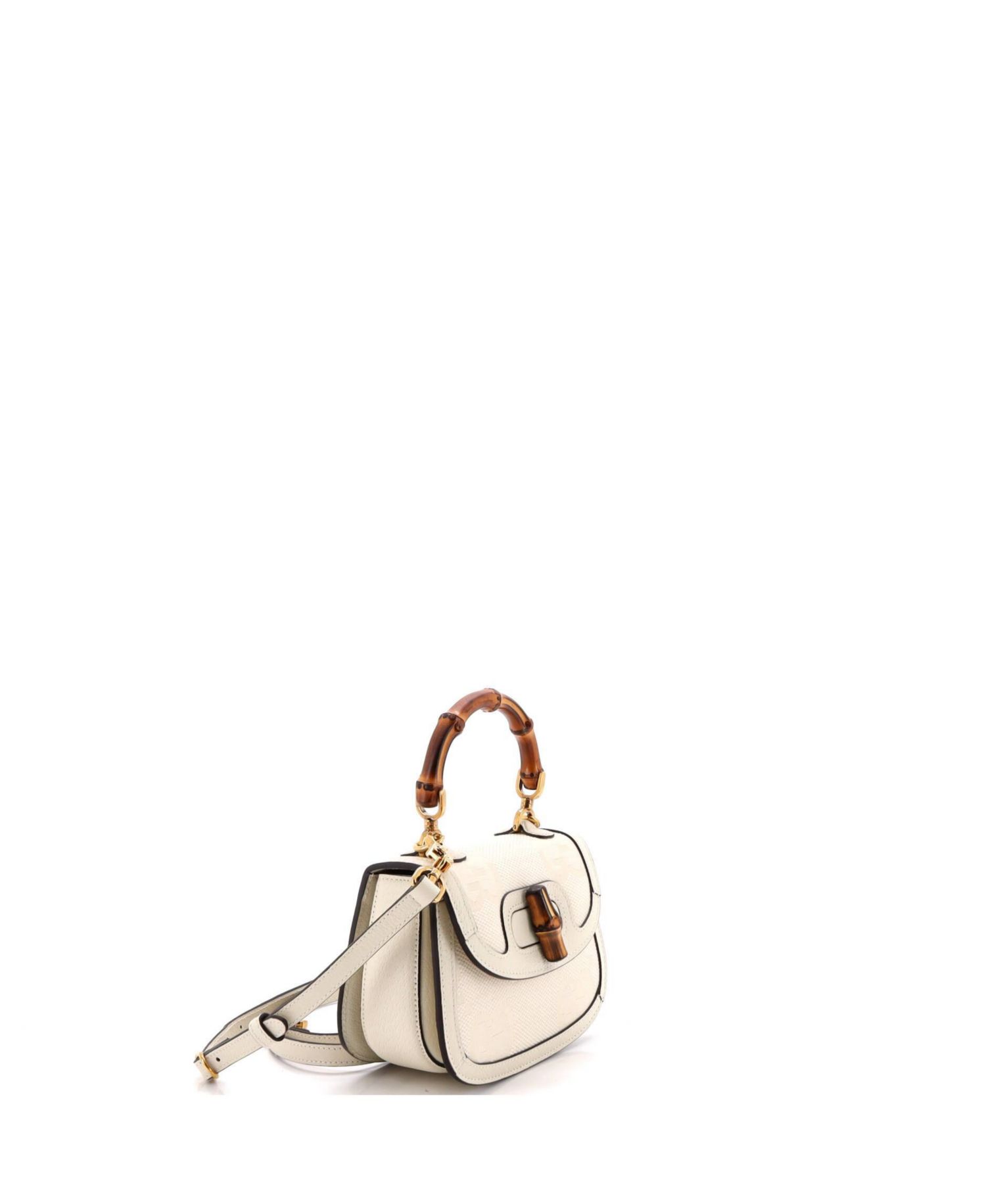 Mini Bamboo 1947 Top Handle Bag Jumbo GG Canvas