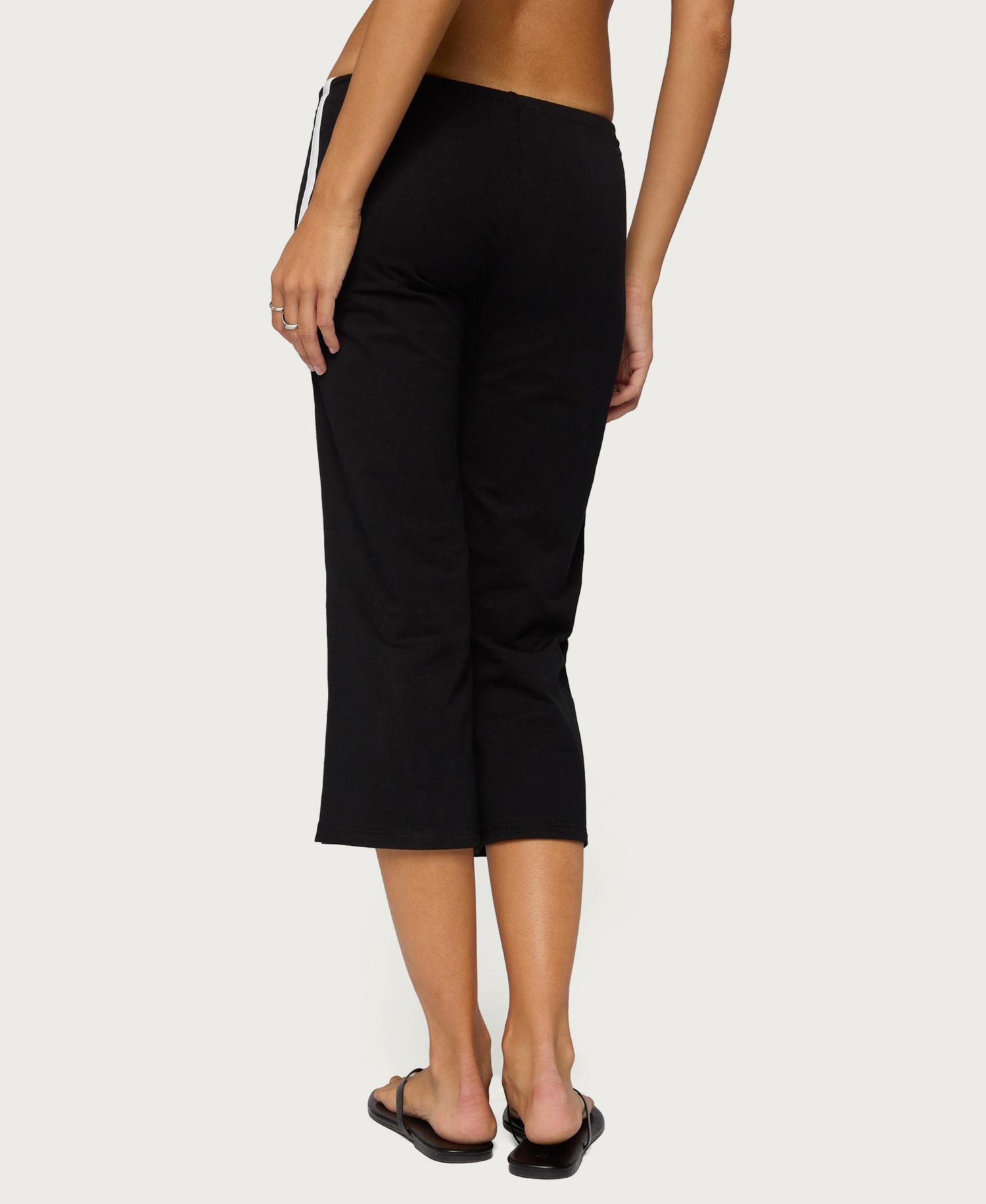 Women's Milene Contrast French Terry Capri Pants