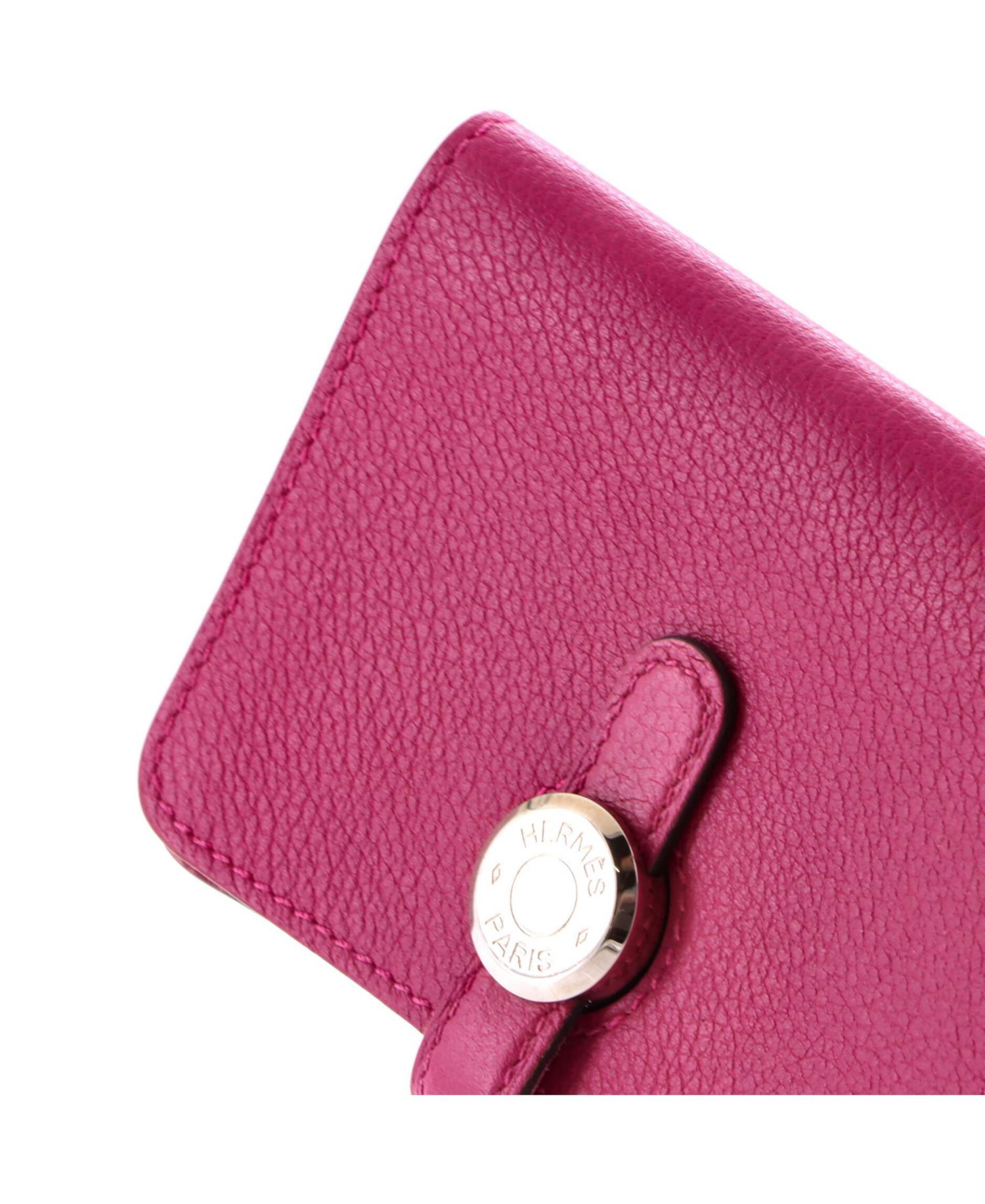 Pre-Owned HERMES Pre-Owned Hermes Dogon Card Holder Evercolor