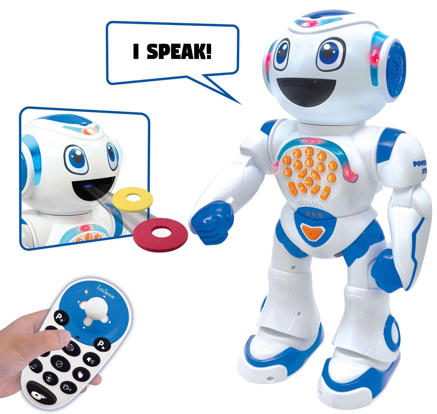 Детская игрушка Lexibook Powerman Star Remote Control Programmable Robot, Ages 4+ — фото 1