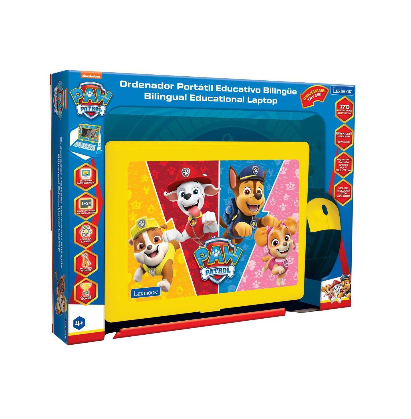 Детские игрушки Paw Patrol Bilingual Laptop 170 Activities, Ages 3+ — фото 8