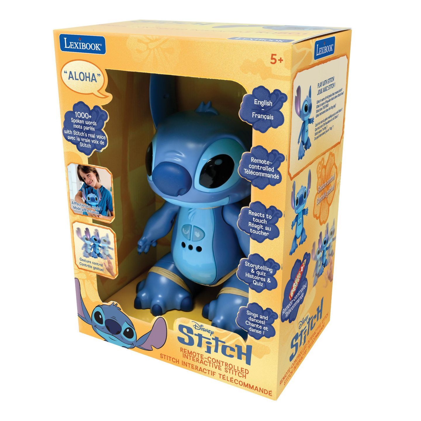 Детская игрушка Disney Stitch Remote-Controlled Interactive Programmable Robot — фото 9