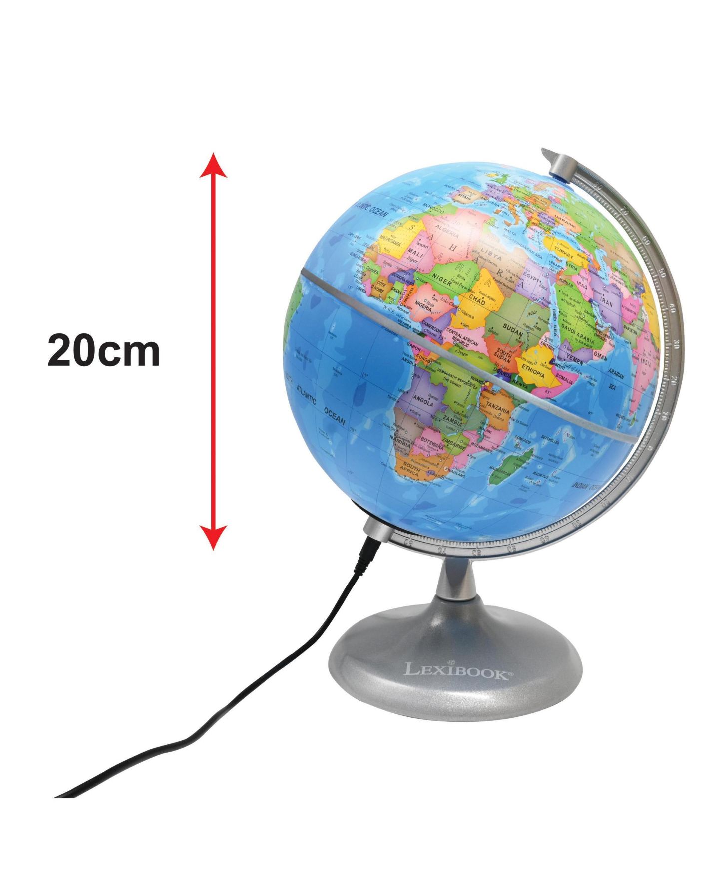 Детская игрушка Lexibook Luminous Constellation Globe, от 8 лет, цвет: Чёрный — фото 2