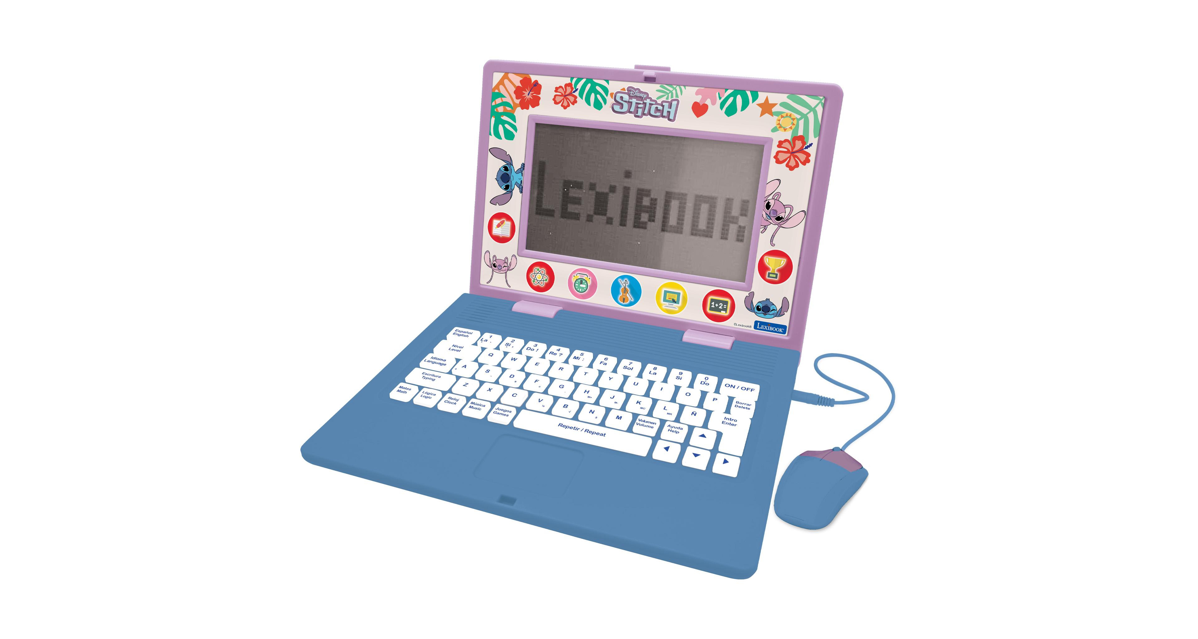 Disney Stitch Bilingual Educational Laptop, 170 Activities, English/Spanish
