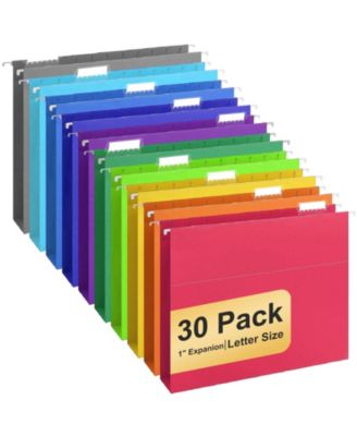 Hanging File Folders Letter Size With Tabs 10 Colors Organize Home Office Documents