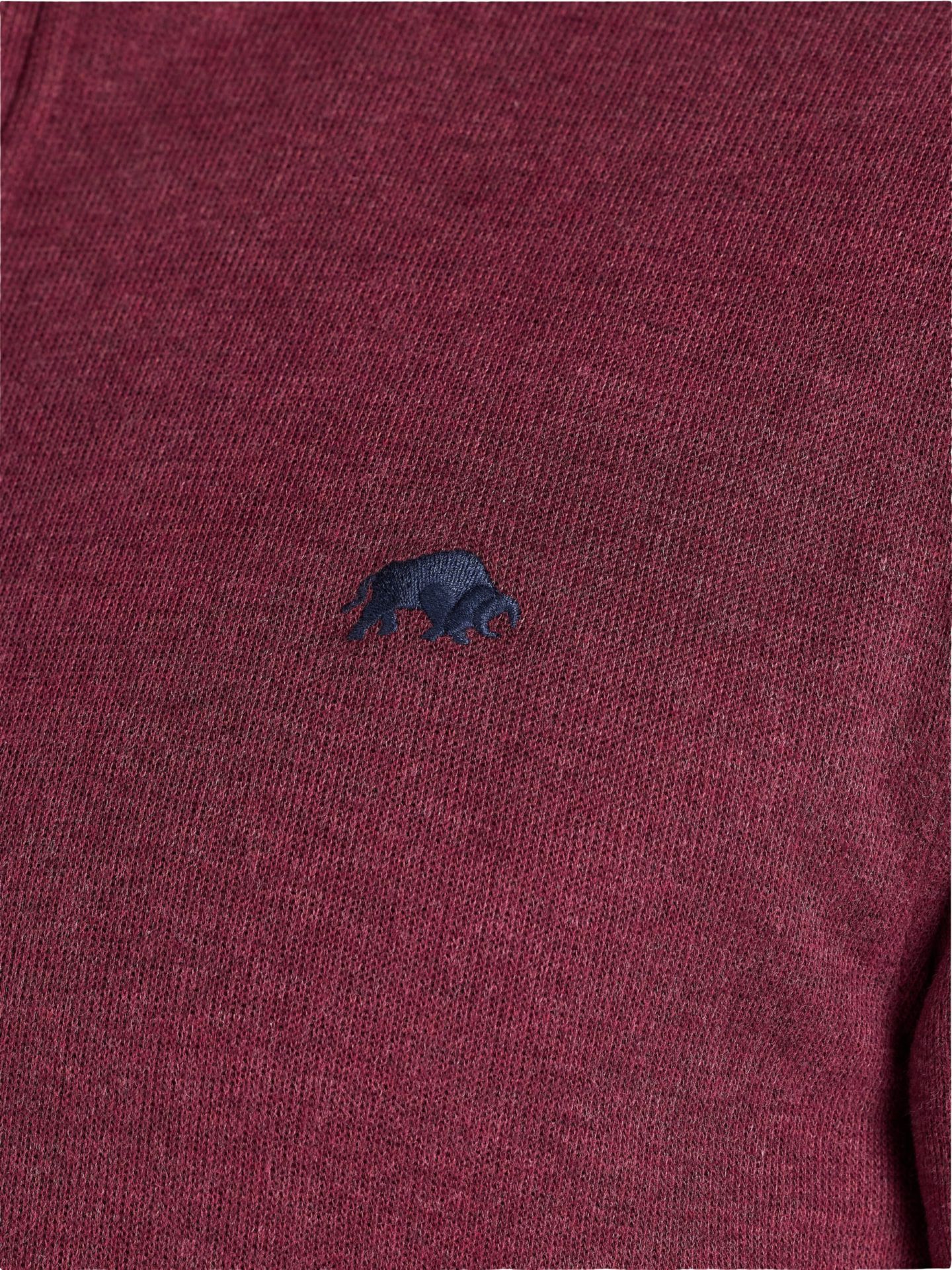 Мужская толстовка Raging Bull French Rib Quarter Zip, цвет: Бордовый — фото 7