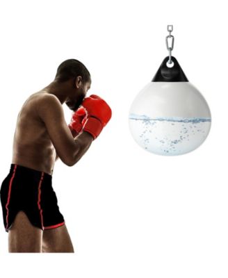 Water Punching Bag, Aqua Heavy Bag, 39 in Adjustable Metal Chain and Water Injector