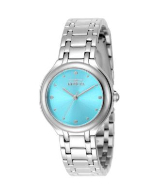 Women's Wildflower Quartz Tiffany Blue Dial Stainless Steel Water-Resistant Watch, 32mm
