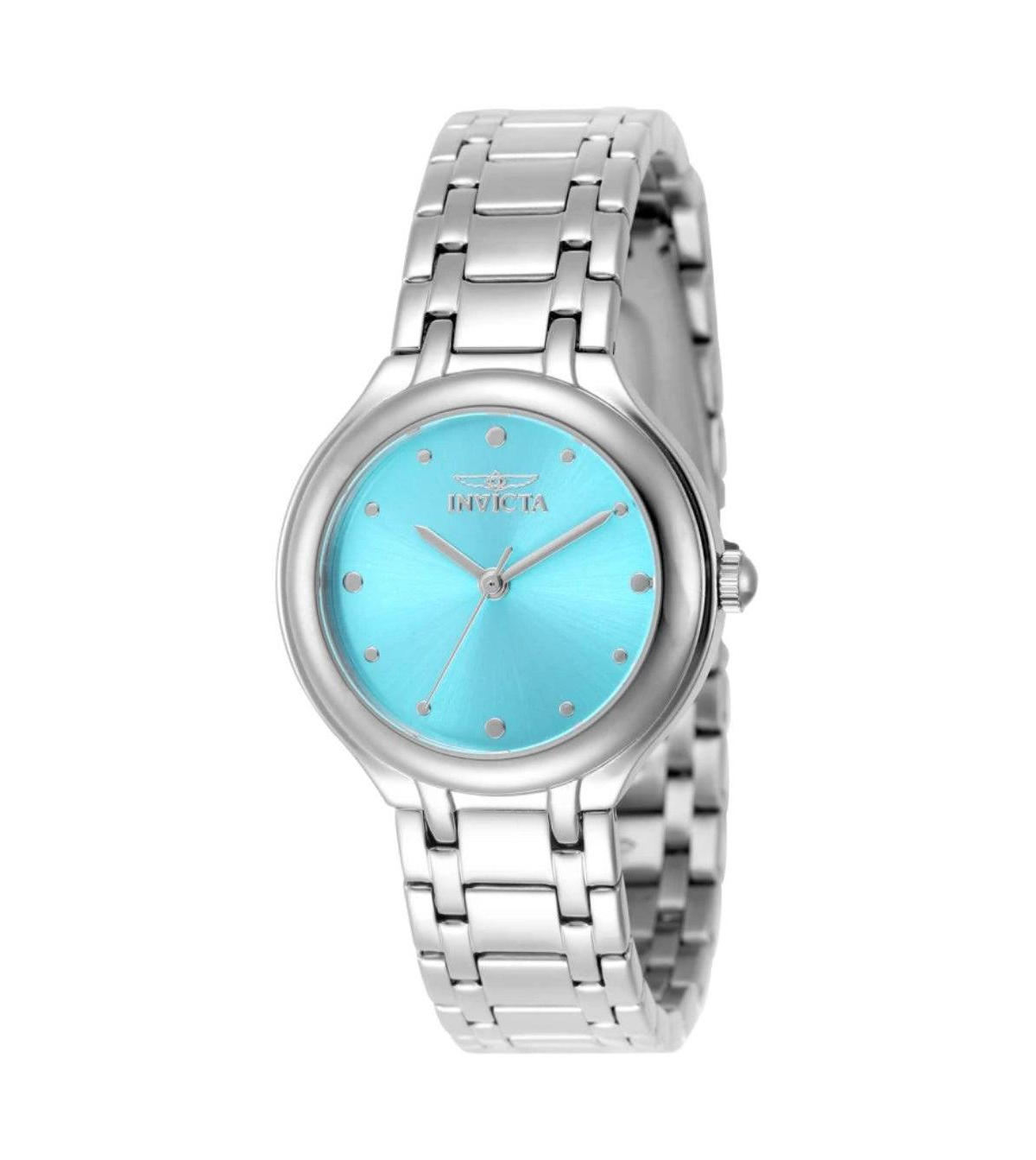 Invicta Women's Wildflower Quartz Tiffany Blue Dial Stainless Steel Water-Resistant Watch, 32mm
