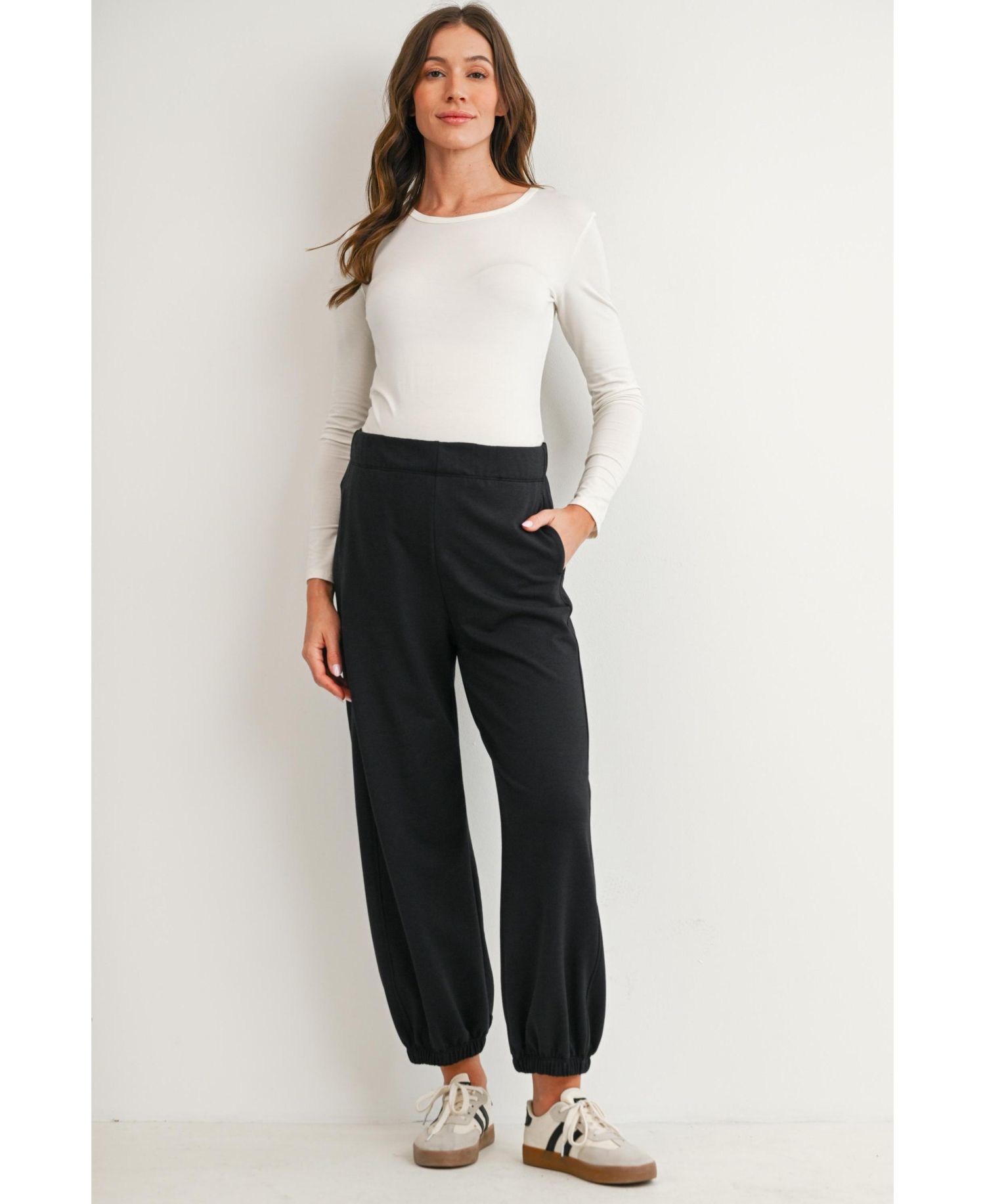 Maternity High-Rise French Terry Jogger Pants