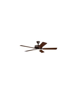 52" Kichler Basics Pro Designer Bronze LED Ceiling Fan