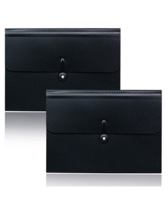 13 Pocket Accordion File Organizer A4 Document Folder with Elastic Closure for Home Office School
