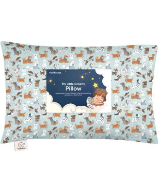 Toddler Pillow with Pillowcase, Small Kids Pillow for Sleeping
