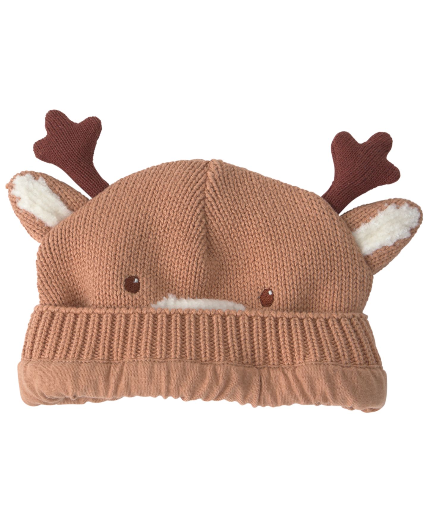 Шапка Carter's Or Reindeer Christmas Knit Hat для малышей, цвет: Коричневый — фото 2