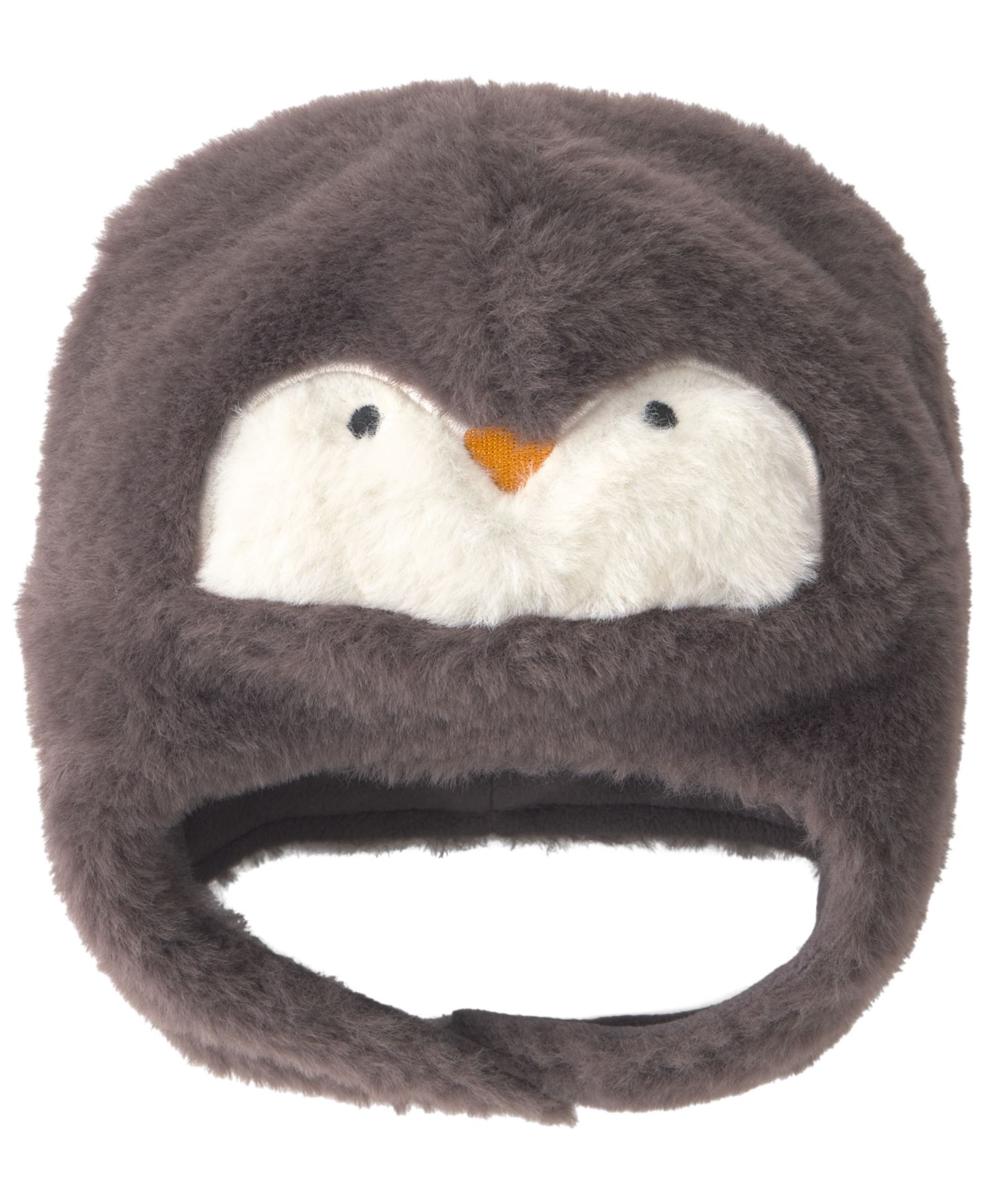 Головной убор Carter's Penguin Christmas Fleece Hat для мальчиков-малышей, цвет: Серый — фото 1