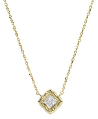 Crystal Mallory Short Pendant Necklace