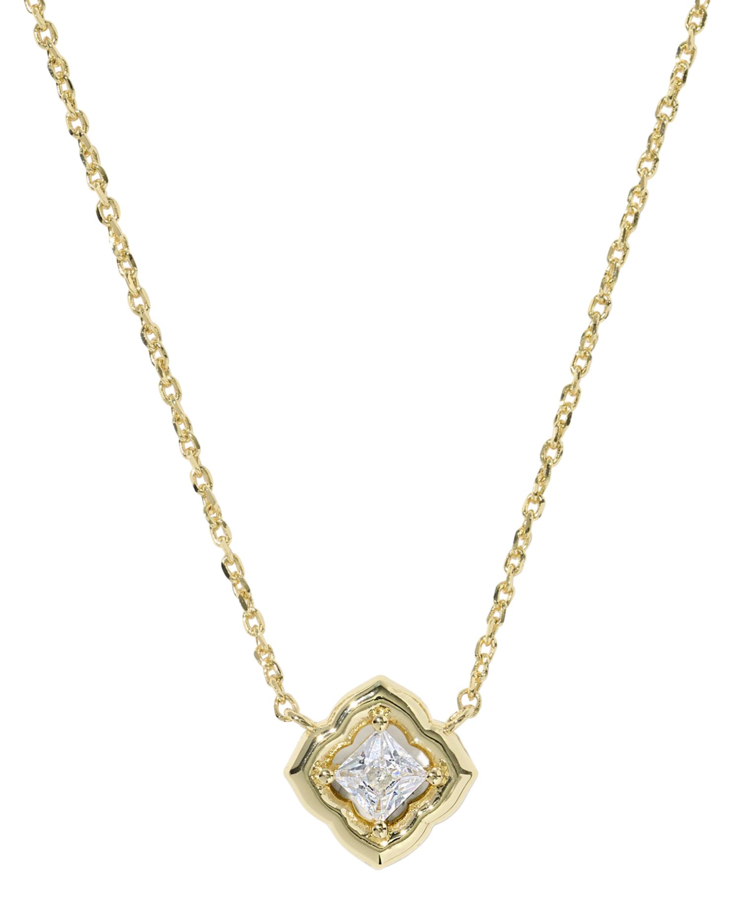 Crystal Mallory Short Pendant Necklace