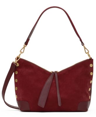 Grace Medium Suede and Leather Shoulder Bag