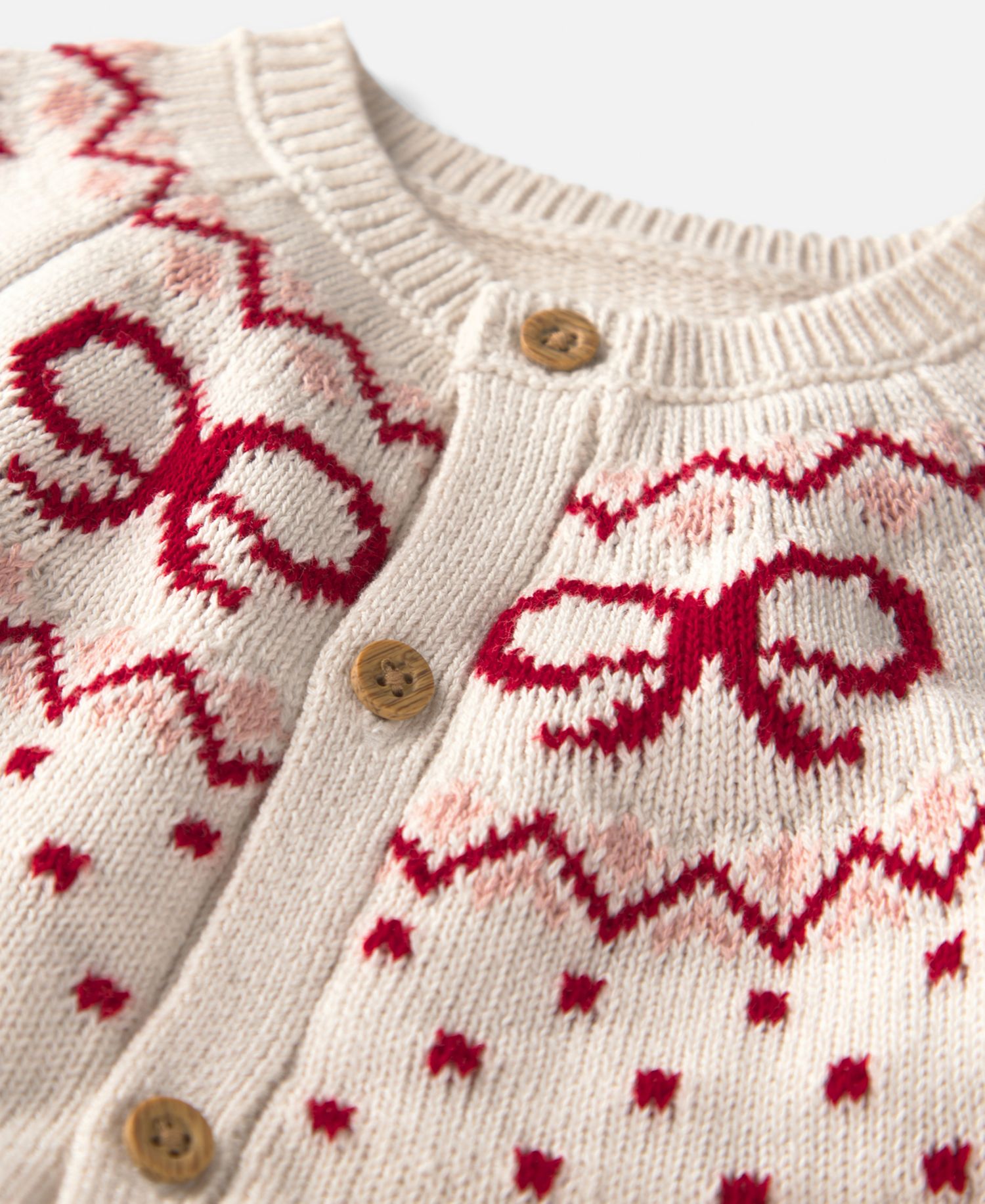 Baby Girls' Cotton Fair Isle Sweater Knit Jumpsuit
