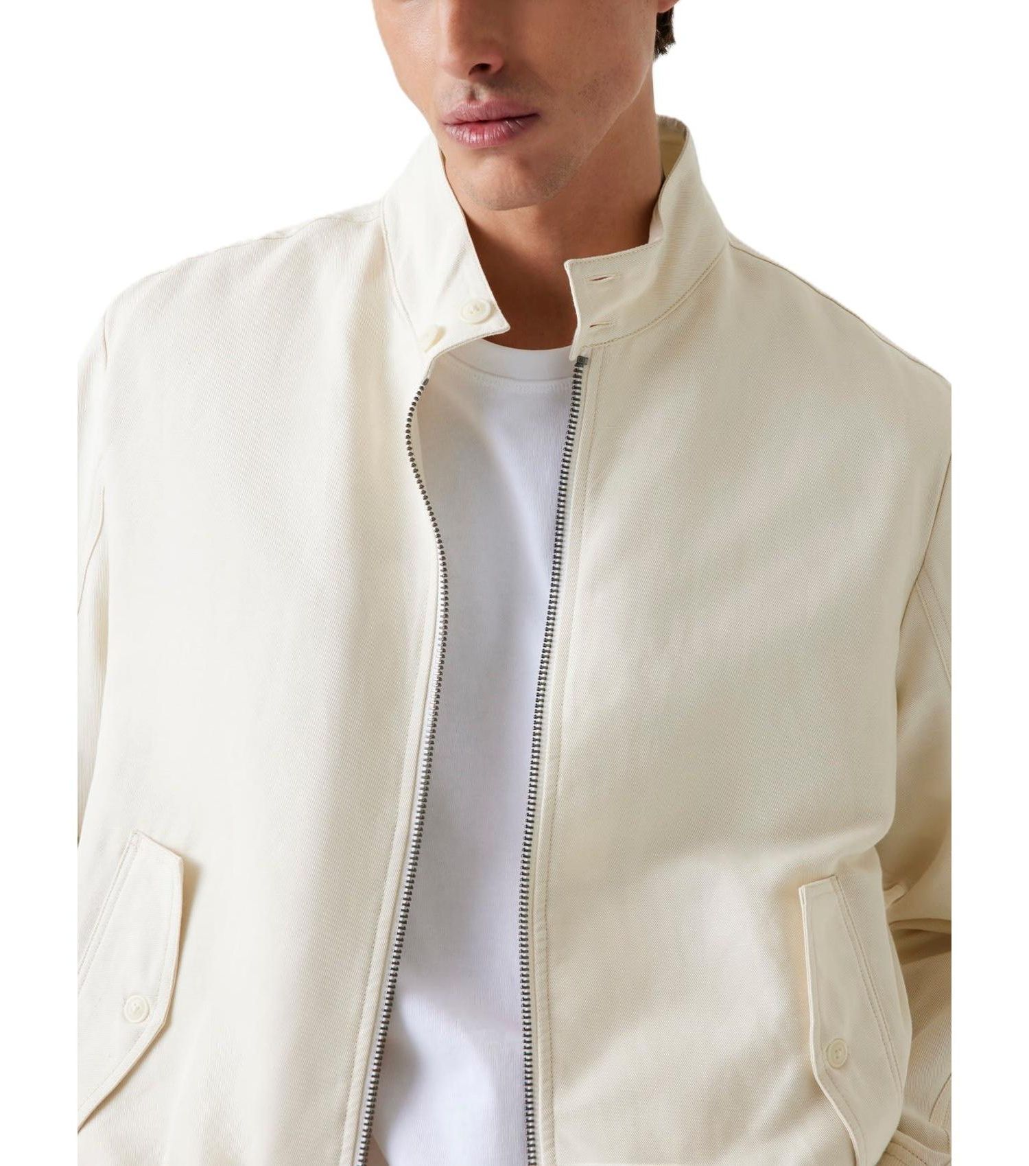 Men's Nolan Linen Harrington Jacket