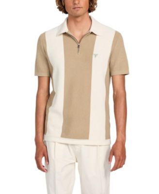 Men's Humphrey Colorblocked Stripe Sweater Polo