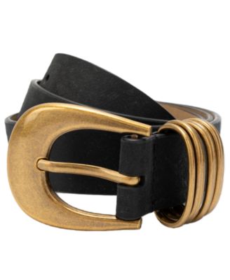 30MM Leather-Blend Belt