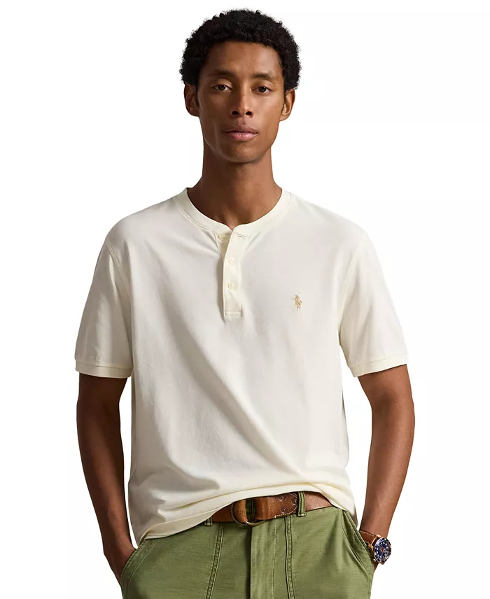Men's Featherweight Mesh Henley Shirt - thumbnail 7