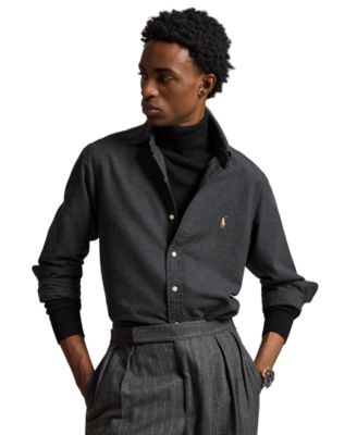 Men's Classic-Fit Plaid Brushed Oxford Shirt