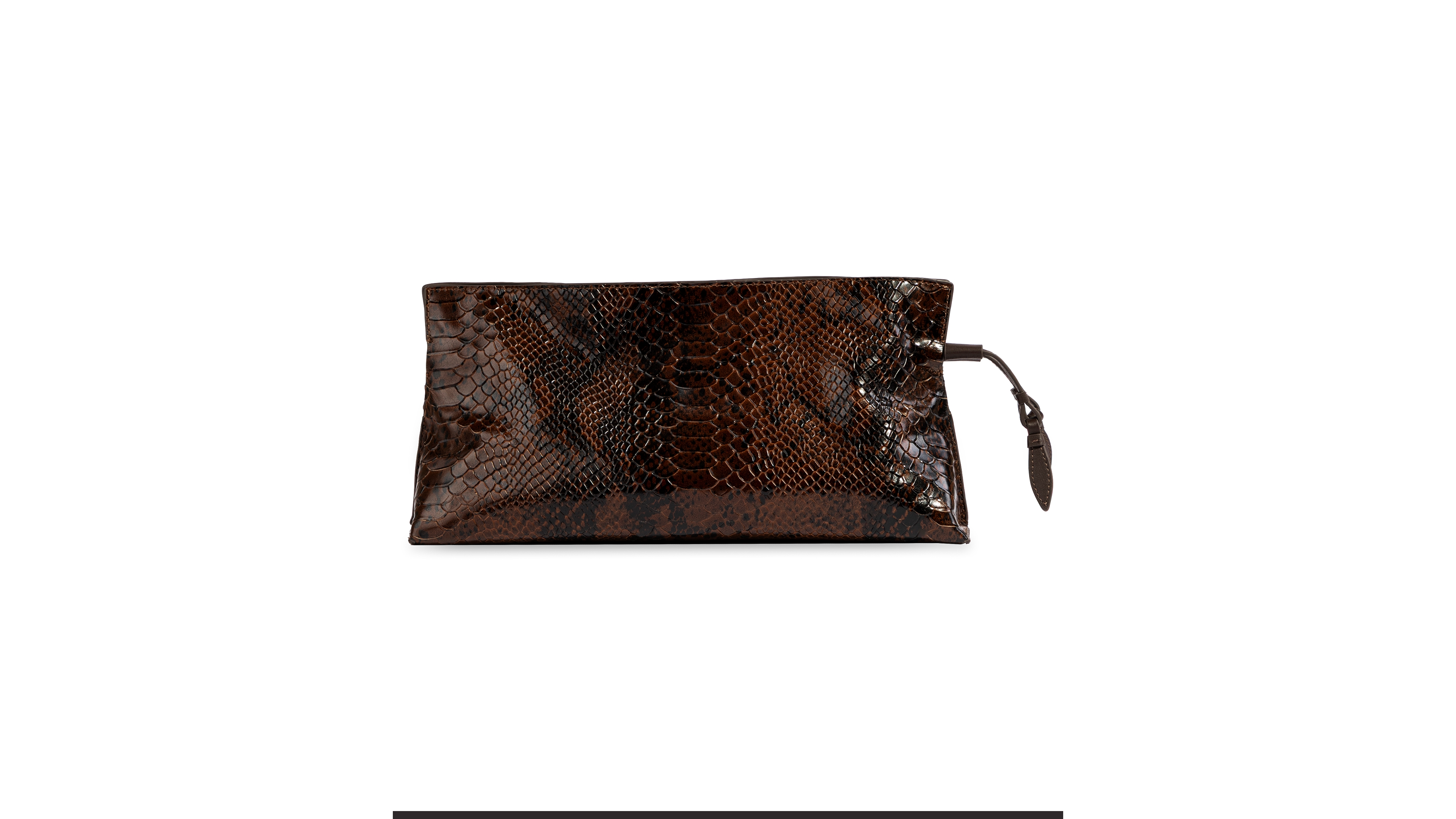 Sam Edelman Poppy Oversized Removable Crossbody Strap Leather Medium Clutch Handbag