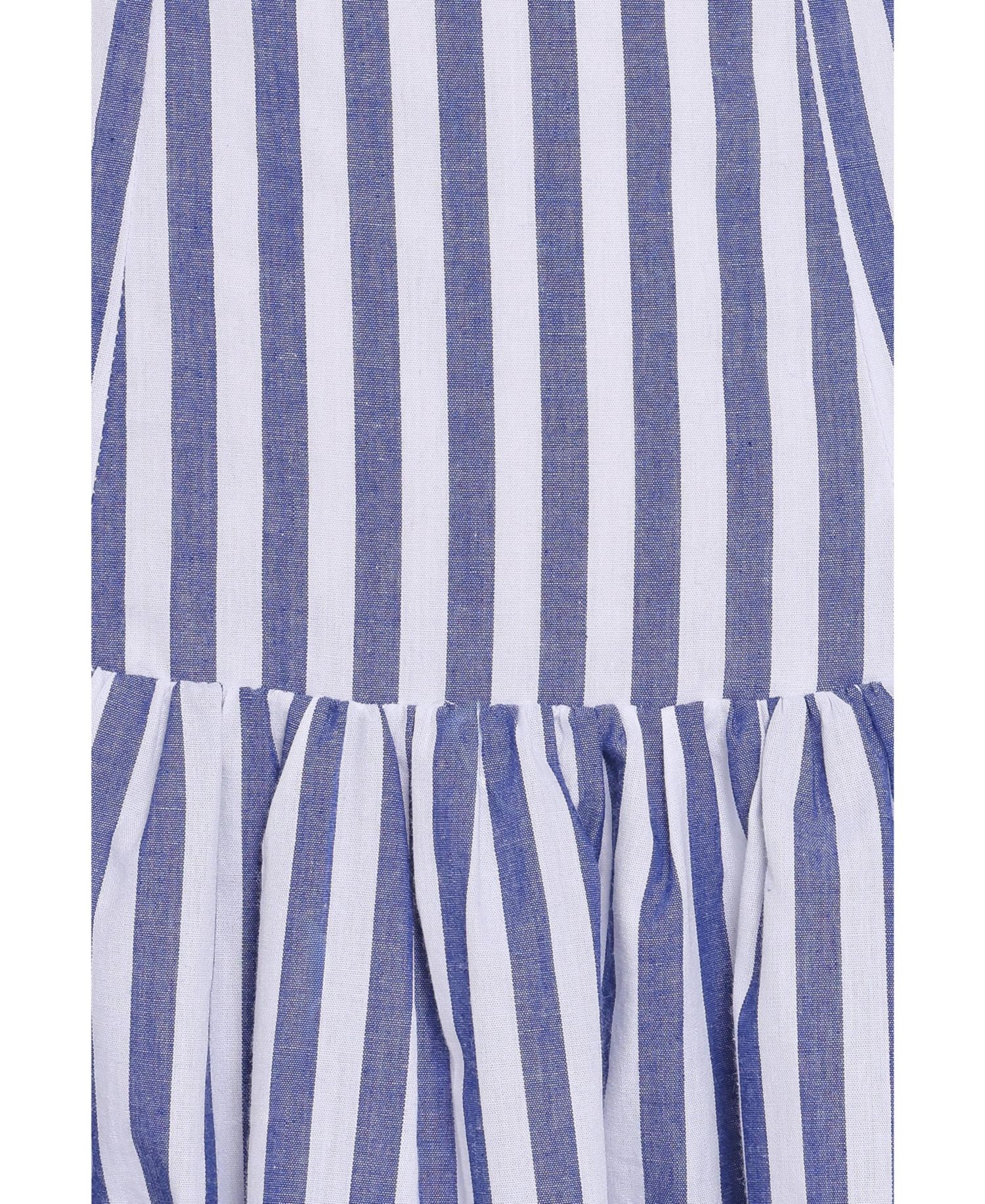 Women's Marella Ruffle Stripe-Print Mini Dress