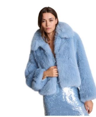 Women's Lined Faux Fur Teddy Jacket