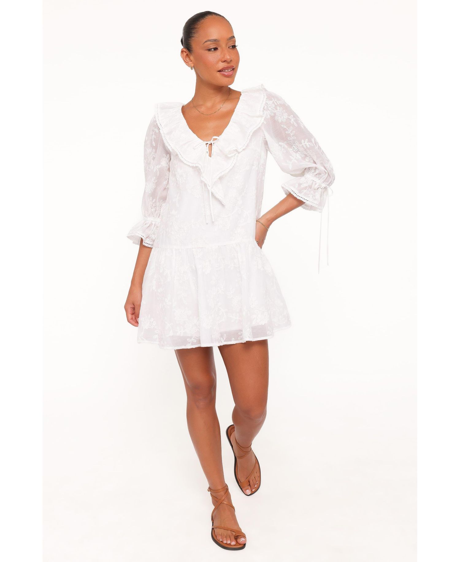 Women's Keani Floral Short-Sleeve Mini Dress