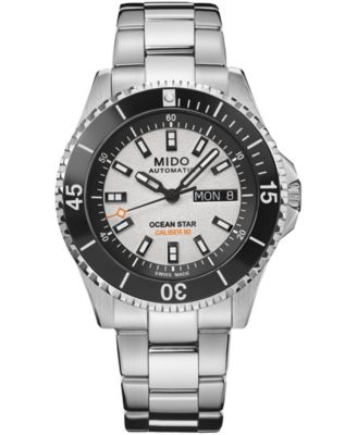 Men's Swiss Automatic Ocean Star 200 Silver Stainless Steel Watch 41mm