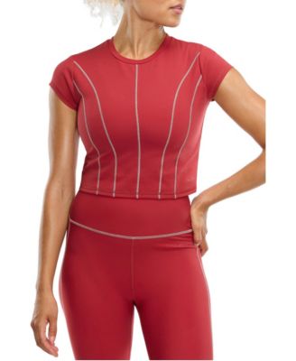 Women's Cadent Slim-Fit Crop Short-Sleeve Top