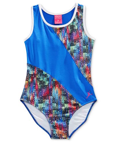 Capezio Patchwork Printed Leotard, Little Girls (2-6X) & Big Girls (7-16)