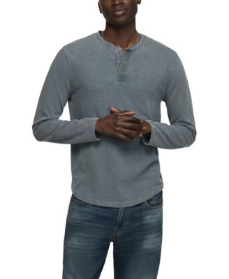 Men's Long-Sleeve Weekend Slub Henley Shirt