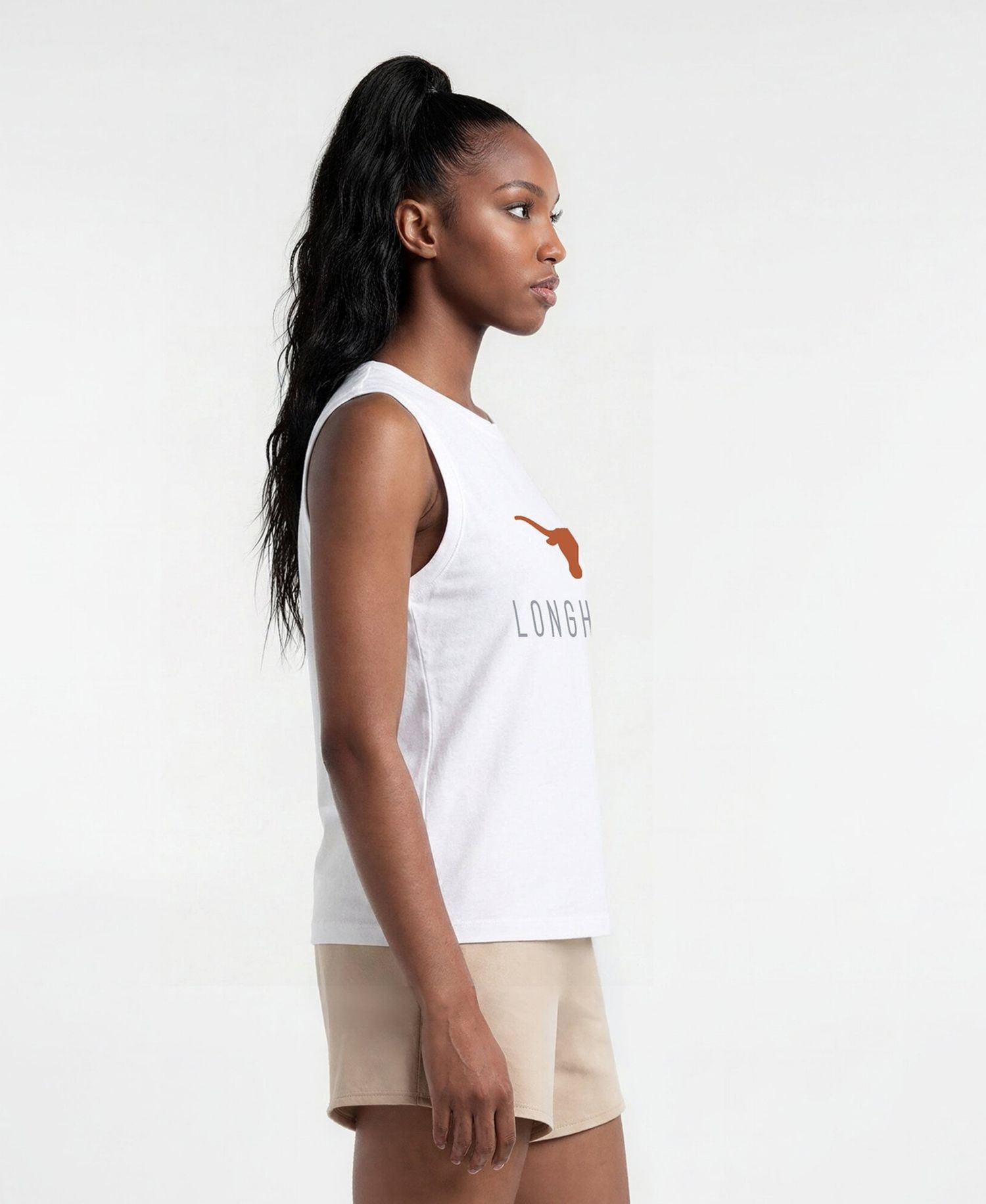 Women's White Texas Longhorns Lifestyle Tank Top