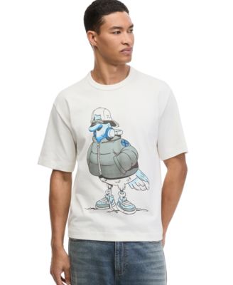 Men's Graphic Crewneck Puffa Tee, Macy's Exclusive