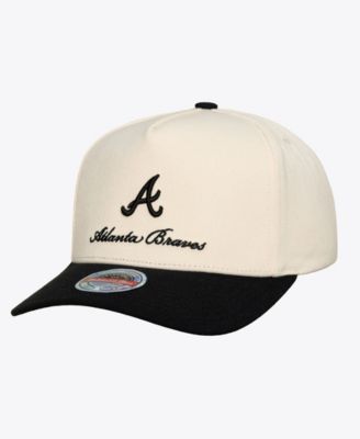 Men's Cream/Black Atlanta Braves Flawless Stretch Snapback Hat