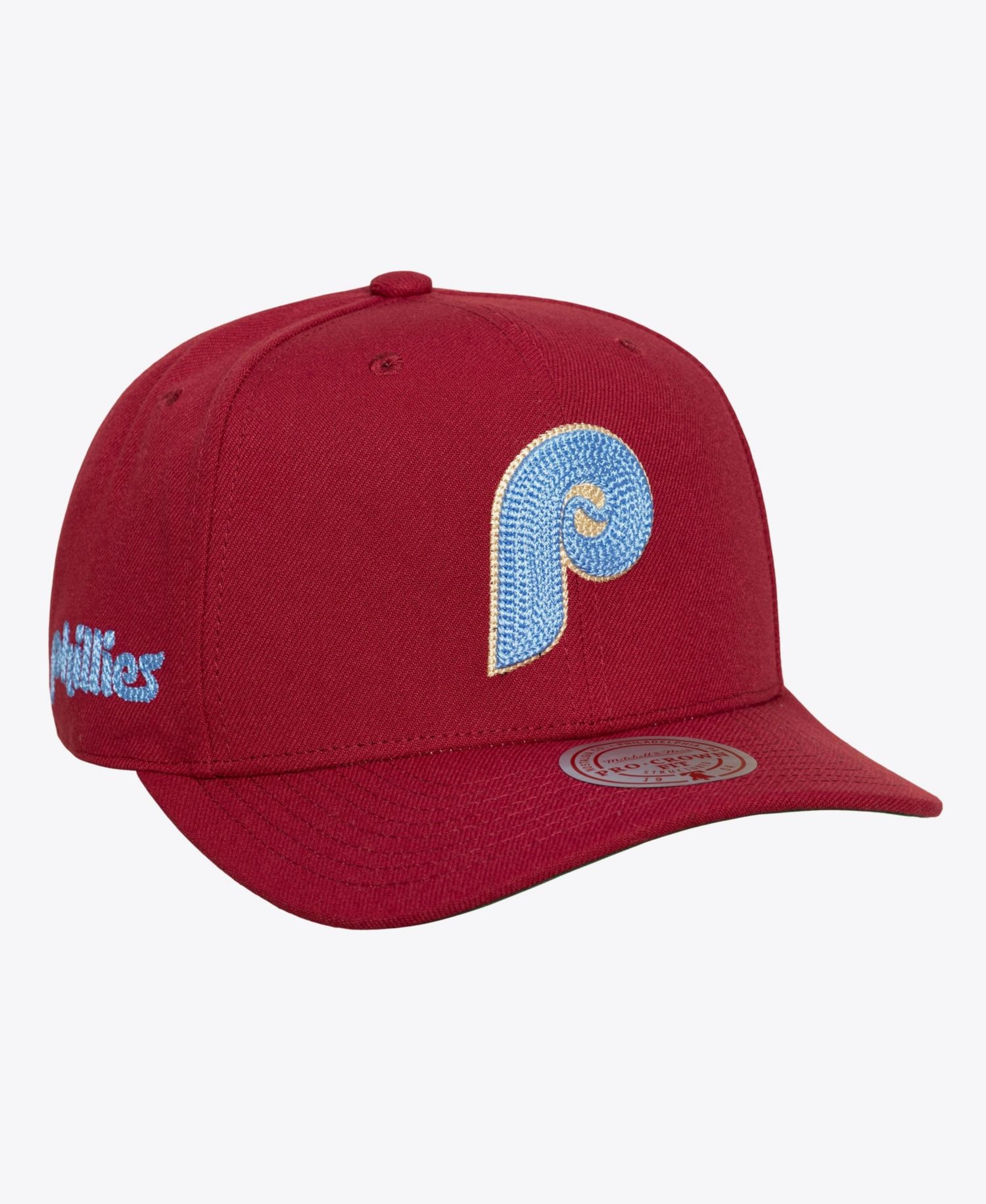 Men's Maroon Philadelphia Phillies Secondary Patch Pro Snapback Hat