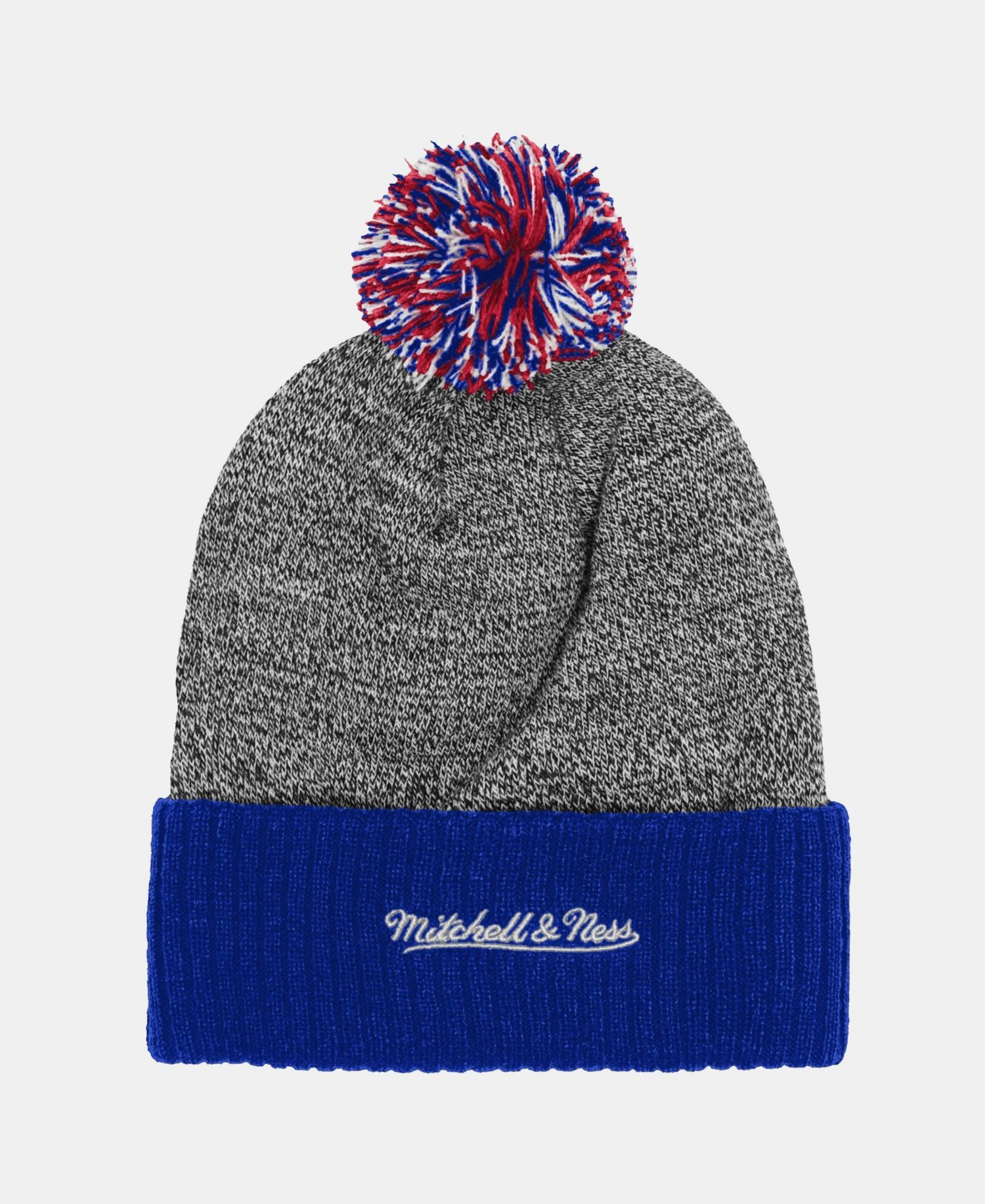 Big Boys and Girls Royal Buffalo Bills Cuffed Knit Hat with Puff